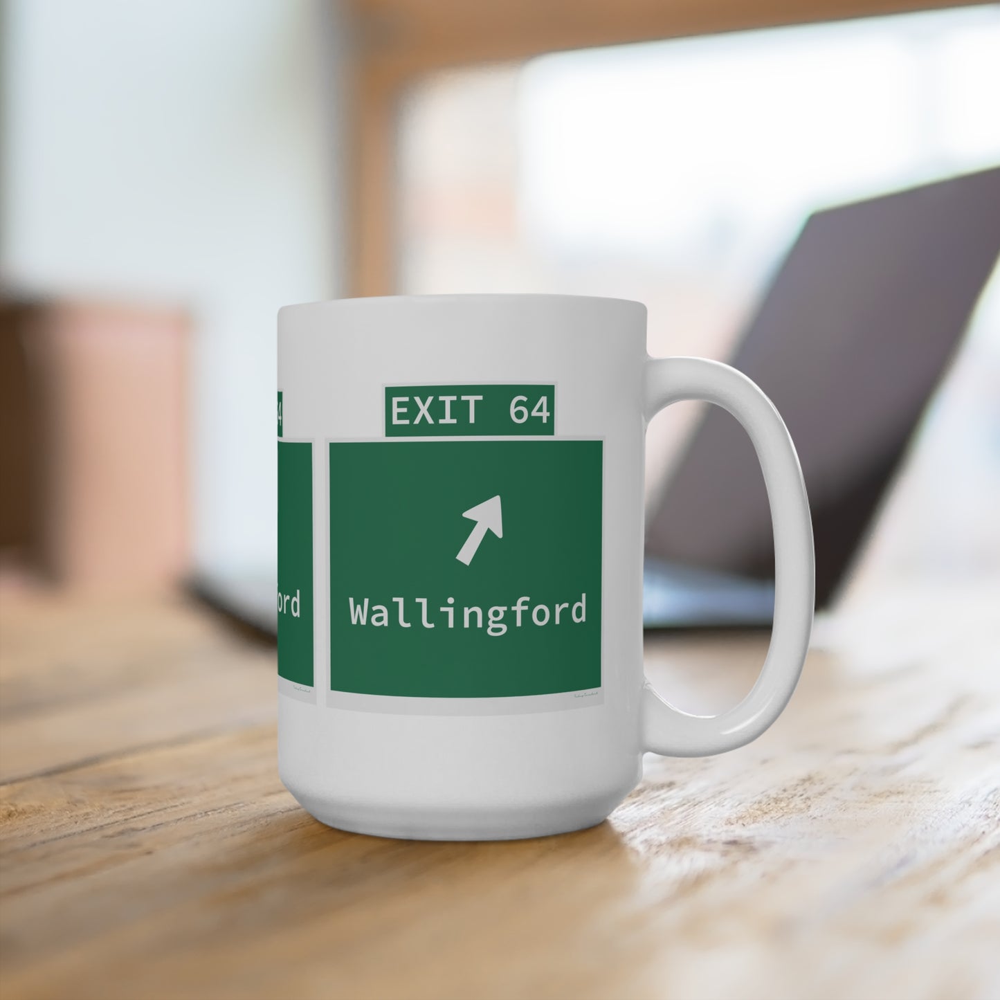 Vintage WCP Exit 64 Sign Mug 15oz