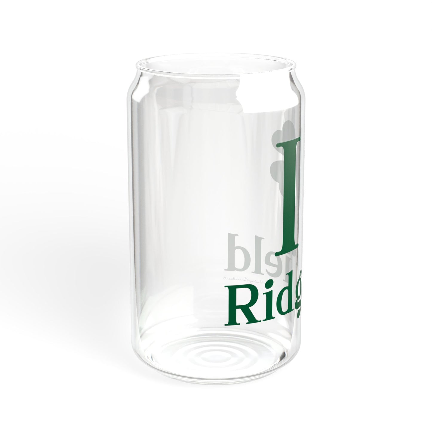 I Clover Ridgefield Sipper Glass, 16oz