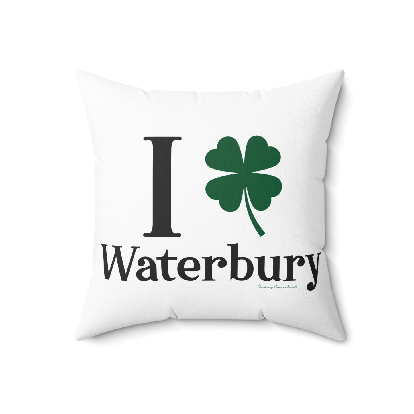 I Clover Waterbury Spun Polyester Square Pillow