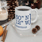 Newtown Coordinates Mug 11oz