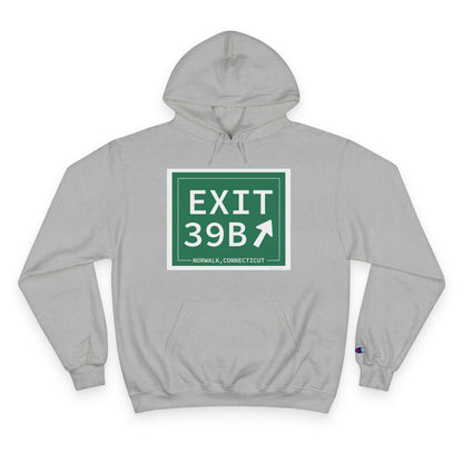 Vintage Exit 39B Merritt Parkway Sign Champion Hoodie