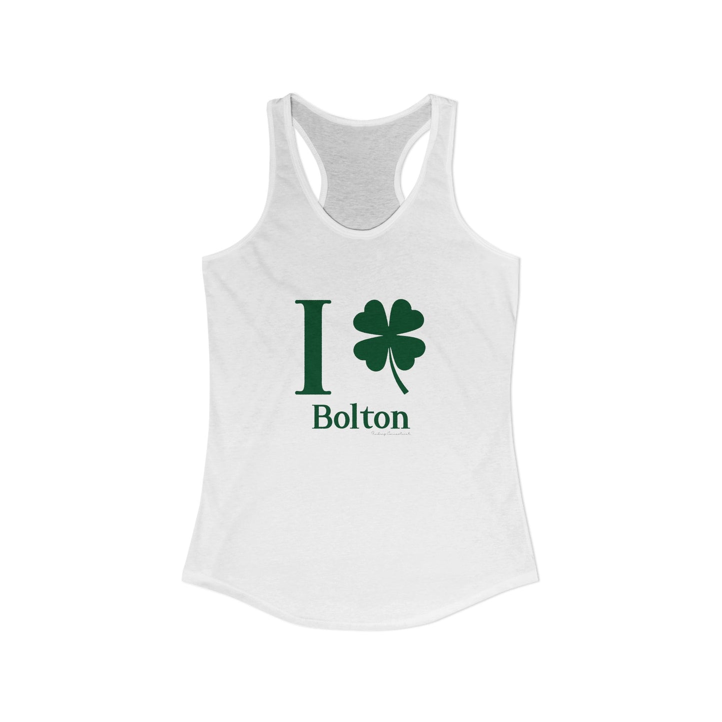 I Clover Bolton Women's Ideal Racerback Tank Top