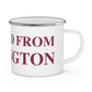 Just a kid from Farmington Camping Mug