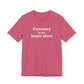 Coventry is My Happy Place Unisex Jersey Short Sleeve T-Shirt