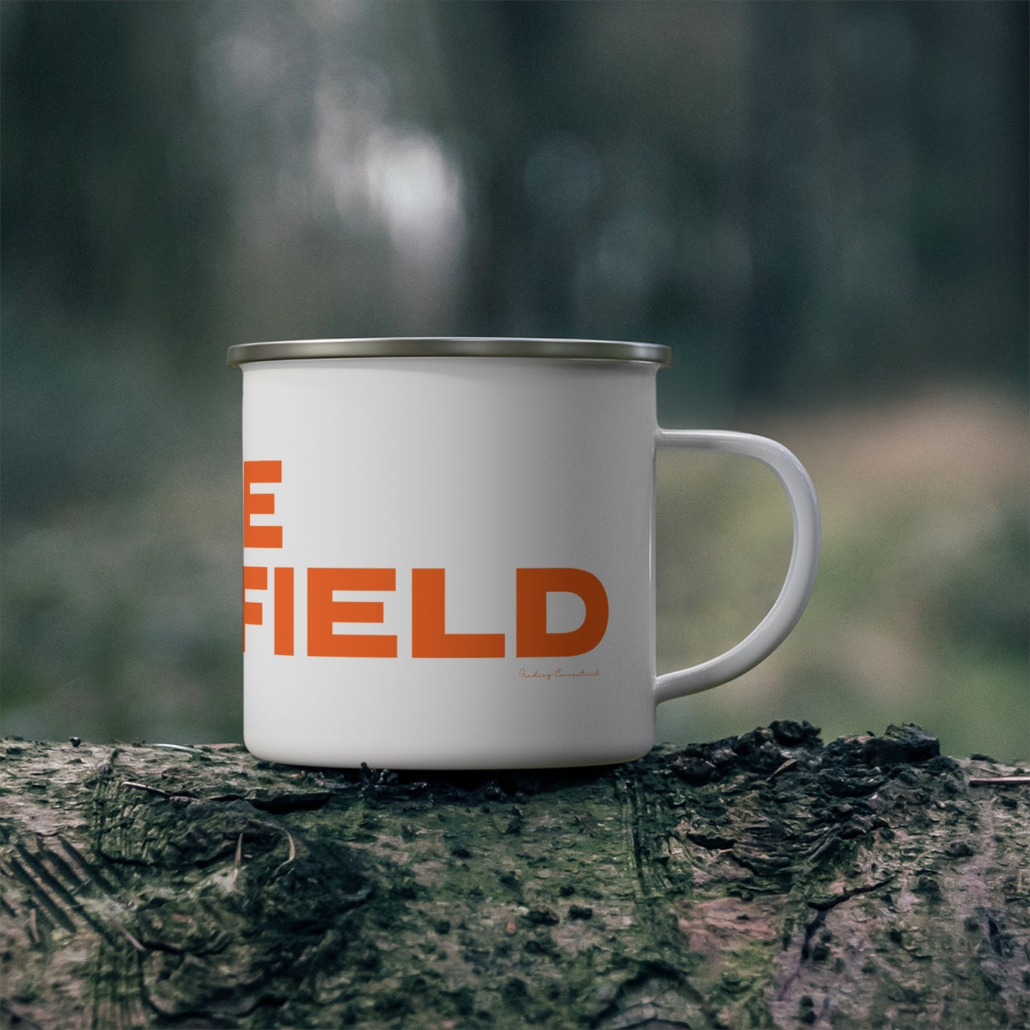 Love Ridgefield Enamel Camping Mug