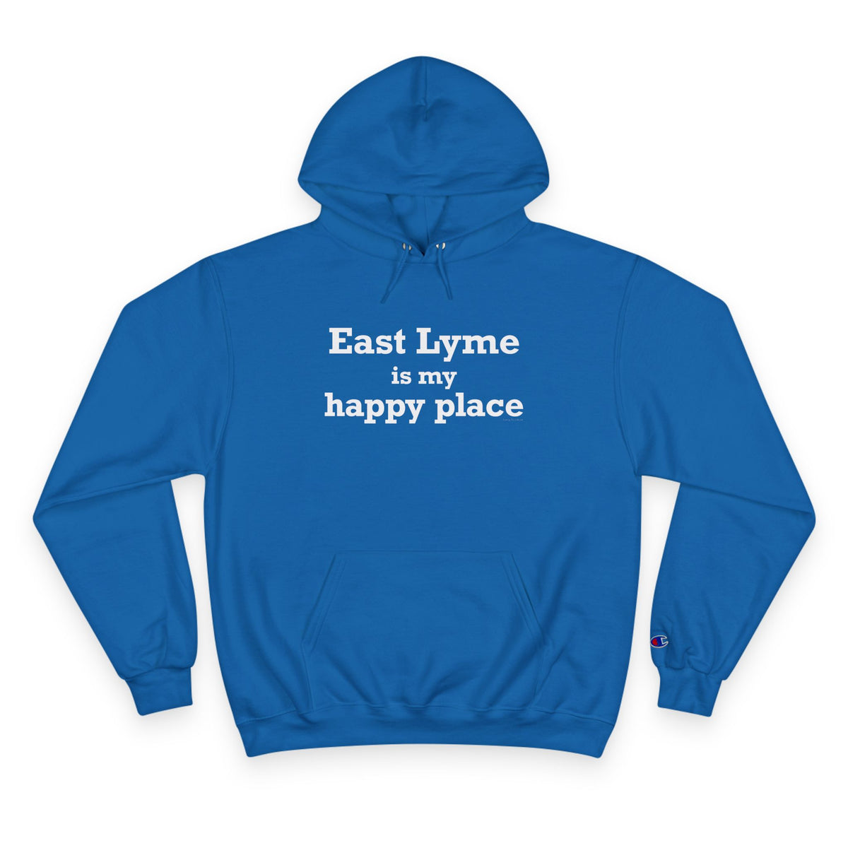 East Lyme is My Happy Place Champion Hoodie