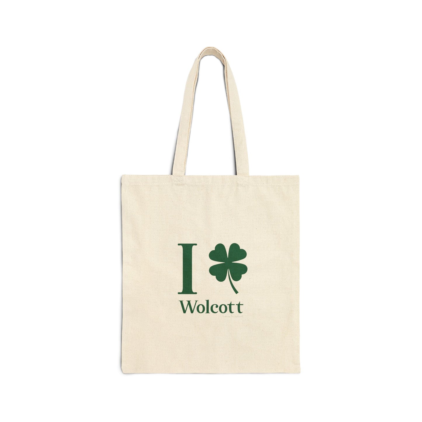 I Clover Wolcott Cotton Canvas Tote Bag