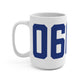 06605 Bridgeport Connecticut Zip Code Mug 15oz