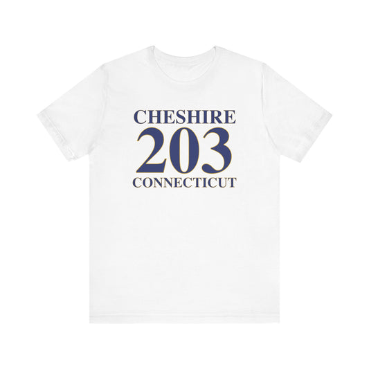 Cheshire 203 Connecticut Unisex Jersey Short Sleeve Tee