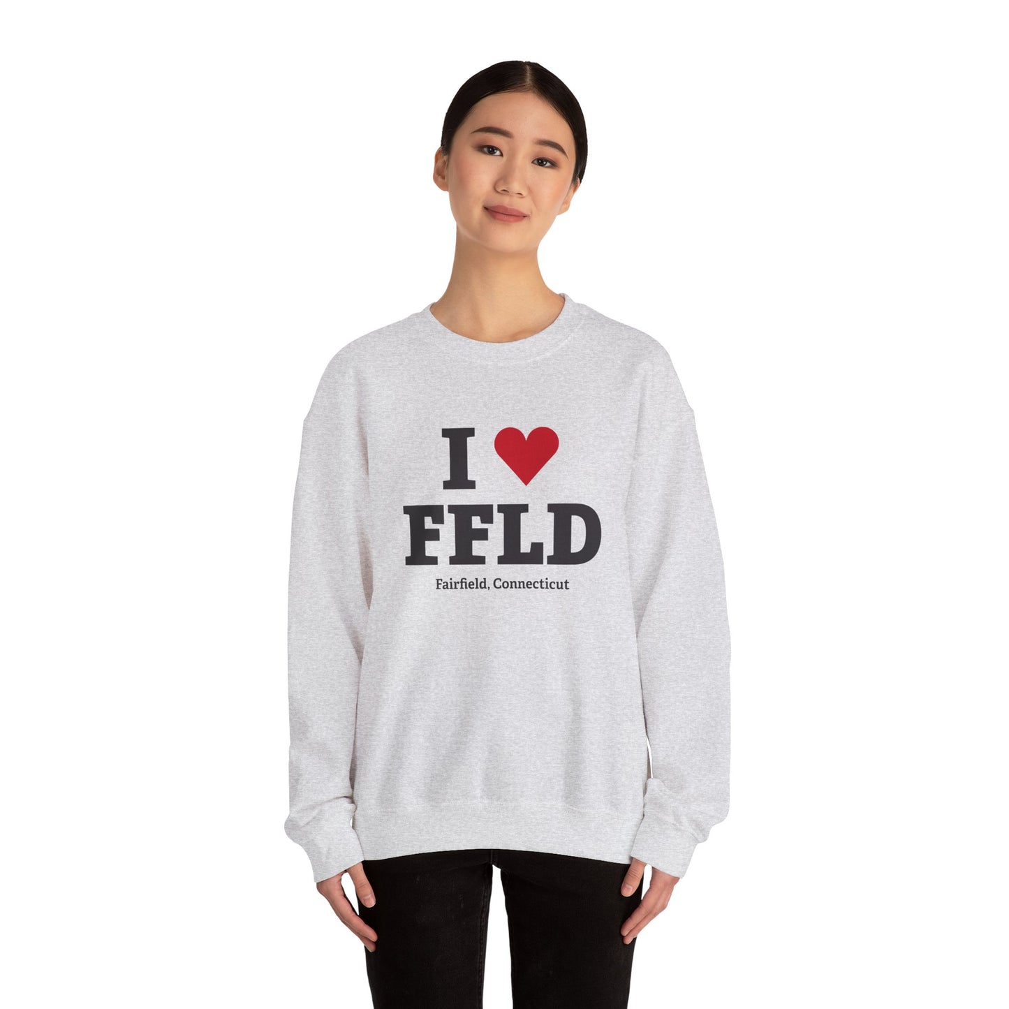 I Heart FFLD Unisex Heavy Blend™ Crewneck Sweatshirt