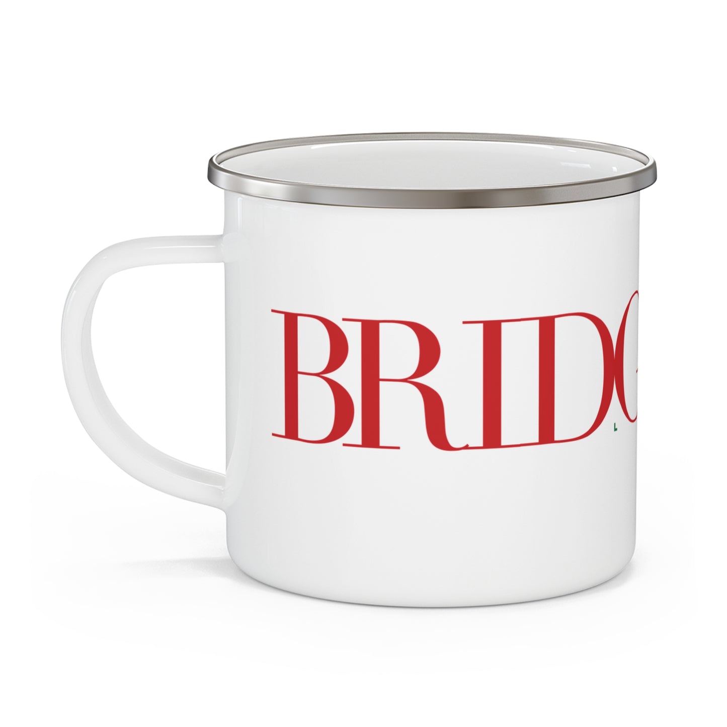 41 Tilt Bridgeport Enamel Camping Mug