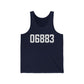 06883 Weston CT Zip Code Unisex Jersey Tank Top