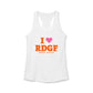 I Heart RDGF Women's Ideal Racerback Tank Top
