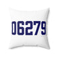 06279 Willington Connecticut Zip Code Spun Polyester Square Pillow