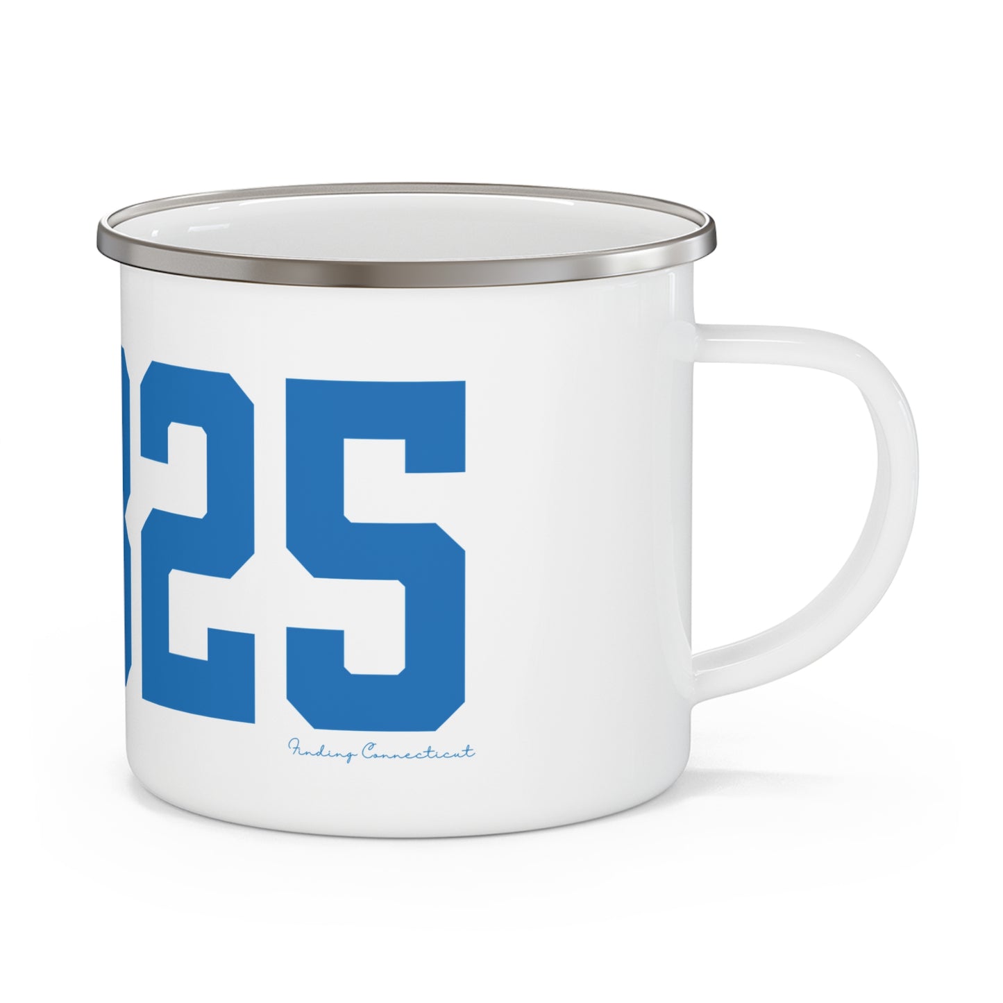 06825 Fairfield Connecticut Zip Code Enamel Camping Mug