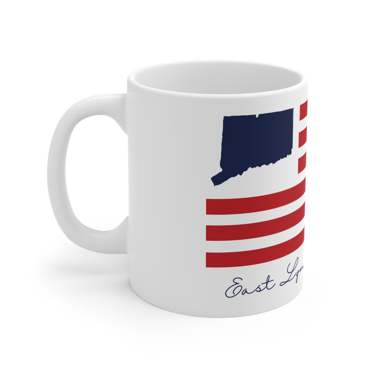 East Lyme Connecticut Flag Mug 11oz