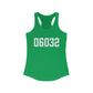 06032 - Farmington CT Zip Code Women's Ideal Racerback Tank Top