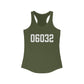 06032 - Farmington CT Zip Code Women's Ideal Racerback Tank Top