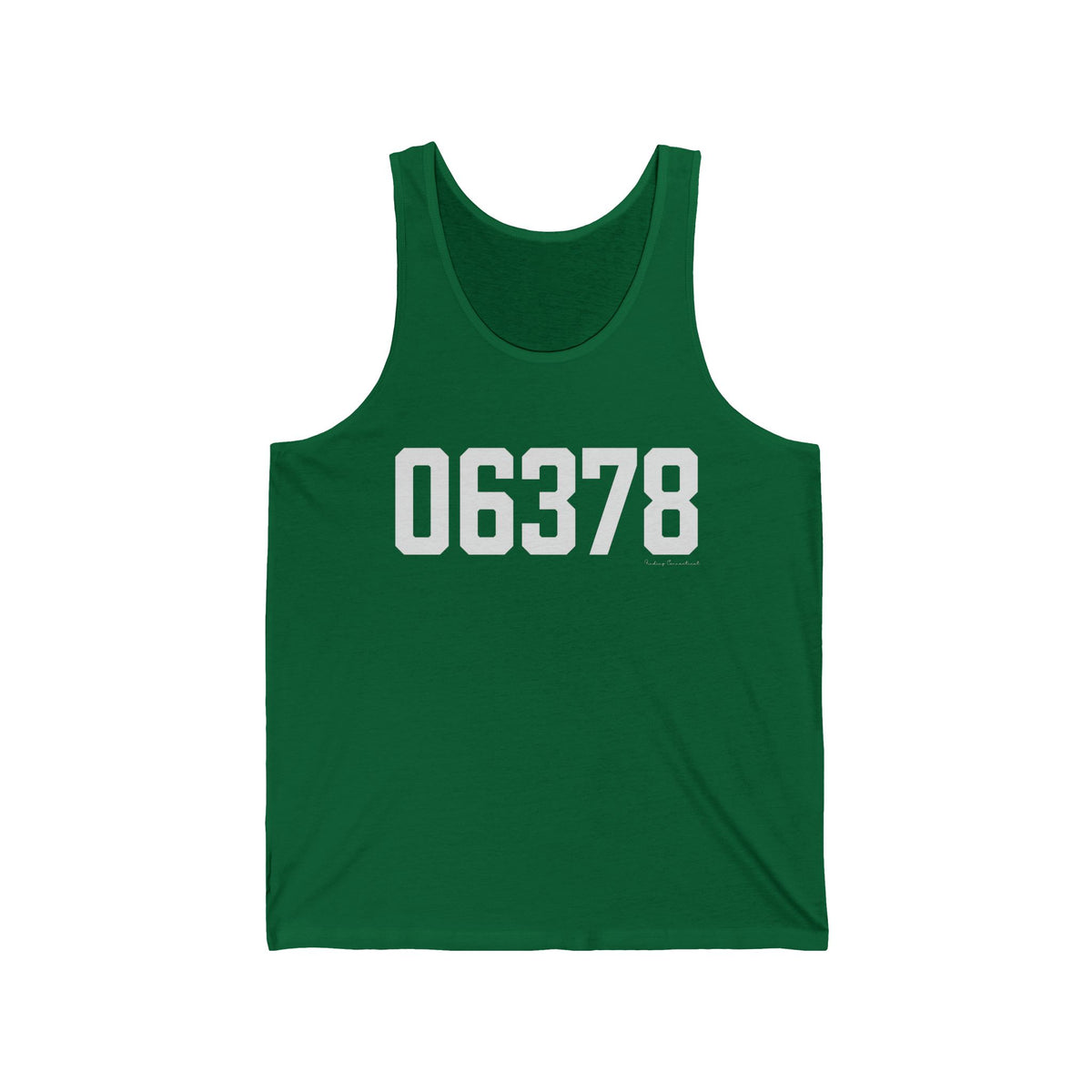06378 Sprague CT Zip Code Unisex Jersey Tank Top