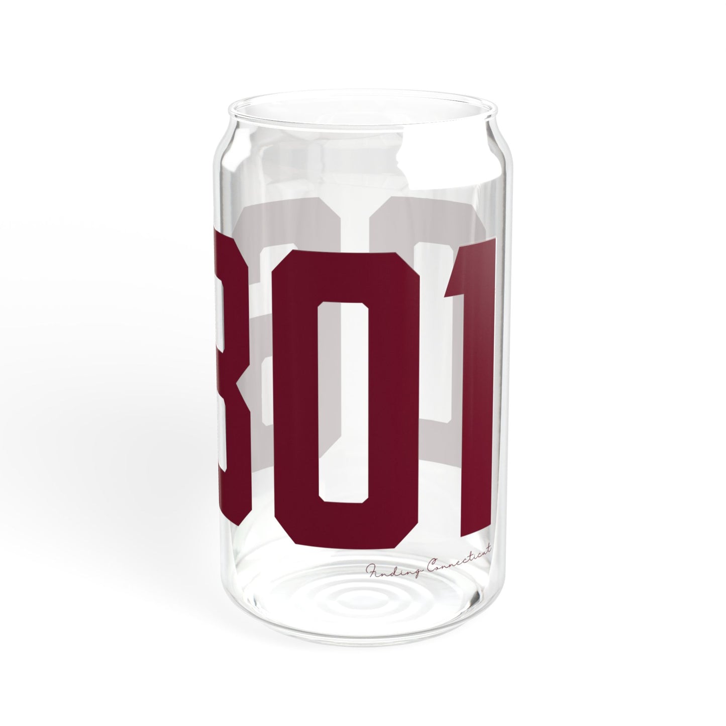 06801 Bethel Connecticut Zip Code Sipper Glass, 16oz