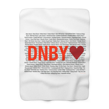 Danbury Love Sherpa Fleece Blanket