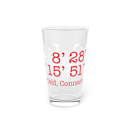 Fairfield Coordinates Pint Glass, 16oz