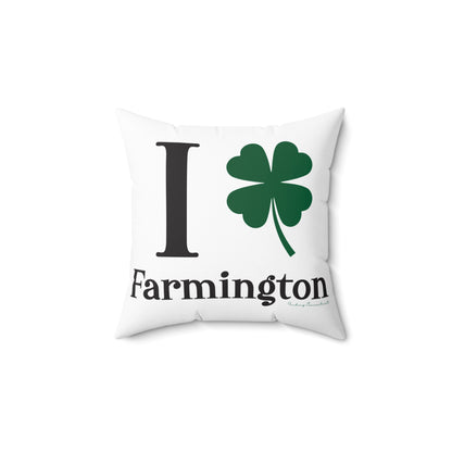 I Clover Farmington Spun Polyester Square Pillow