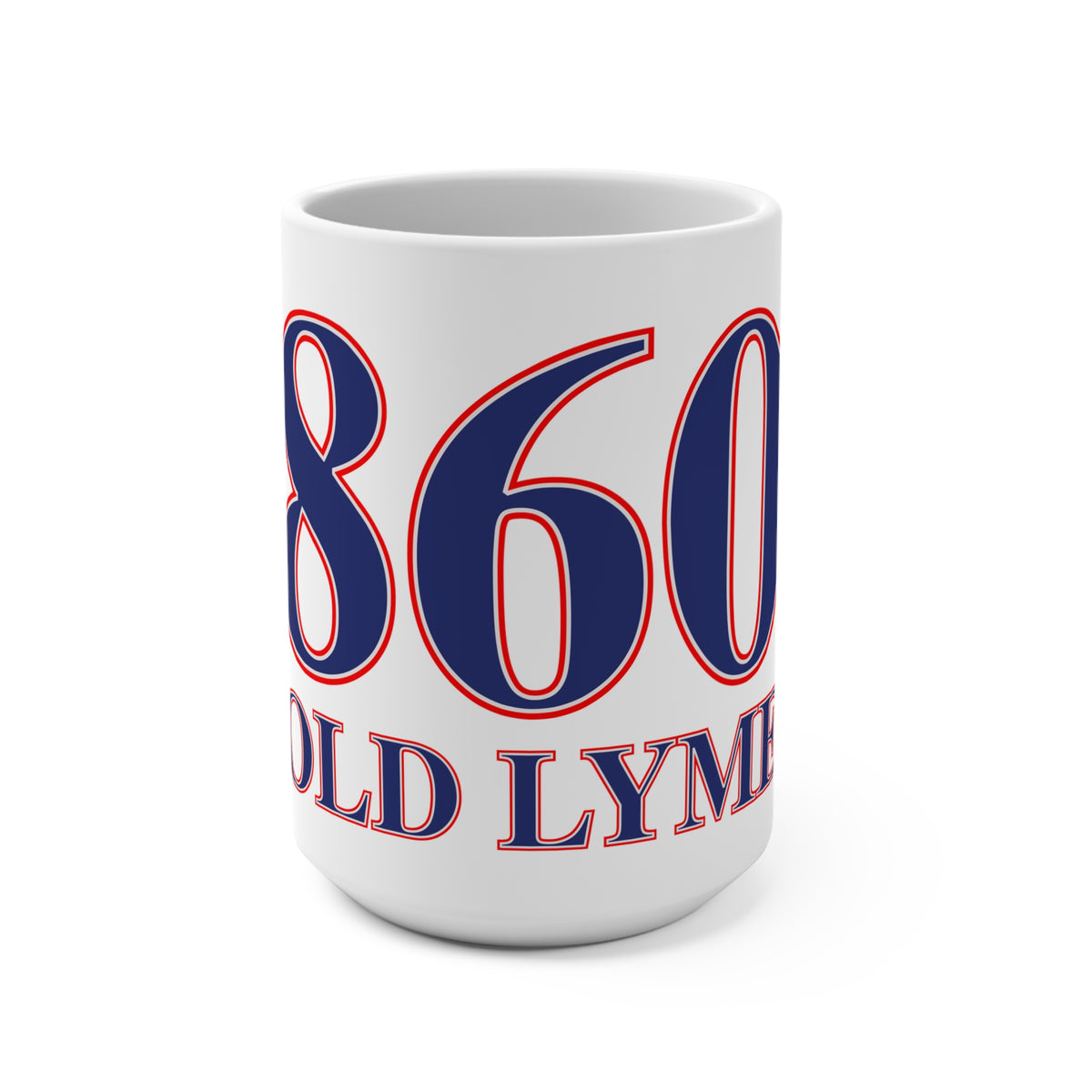 860 Old Lyme Red, White & Blue Mug 15oz