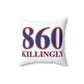 860 Killingly Red, White & Blue Spun Polyester Square Pillow