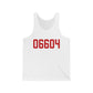 06604 Bridgeport Connecticut Zip Code Unisex Jersey Tank Top