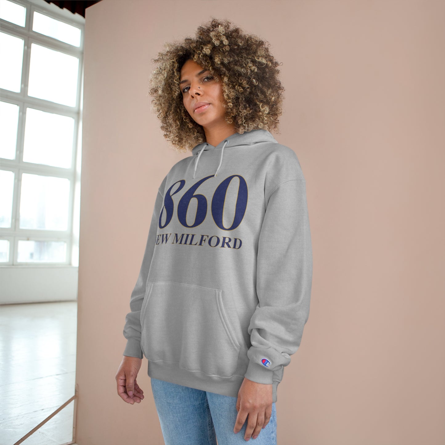 860 New Milford Champion Hoodie