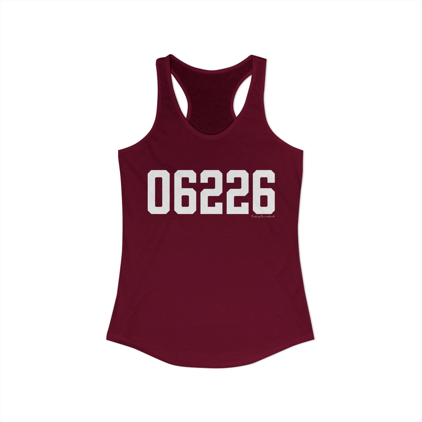 06226 Willimantic CT Zip Code Women's Ideal Racerback Tank Top