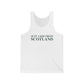Just a kid from Scotland Unisex Jersey Tank Top