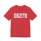 06278 Ashford CT Zip CodeUnisex Jersey Short Sleeve T-Shirt