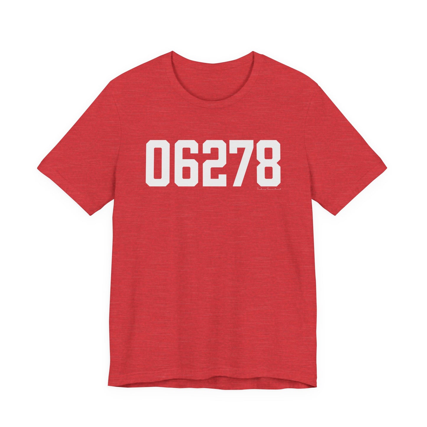 06278 Ashford CT Zip CodeUnisex Jersey Short Sleeve T-Shirt