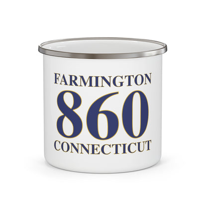 Farmington 860 Connecticut Enamel Camping Mug