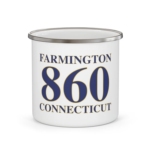 Farmington 860 Connecticut Enamel Camping Mug