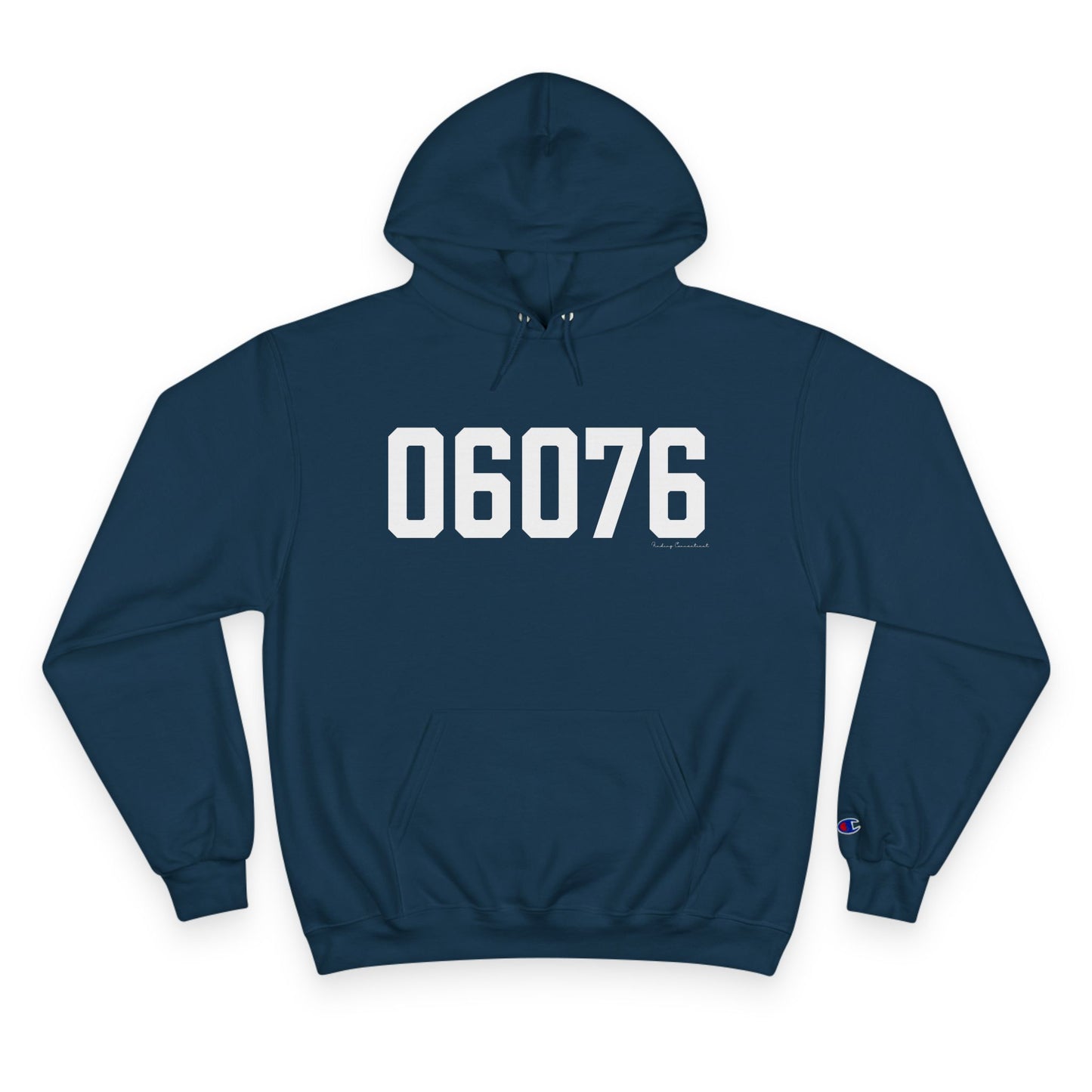 06076 Union CT Zip Code Champion Hoodie