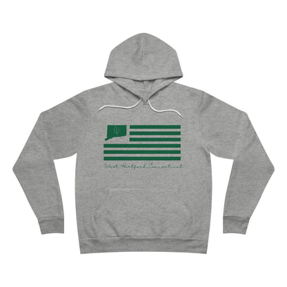 West Hartford Connecticut St Patrick’s Day Flag Unisex Sponge Fleece Pullover Hoodie