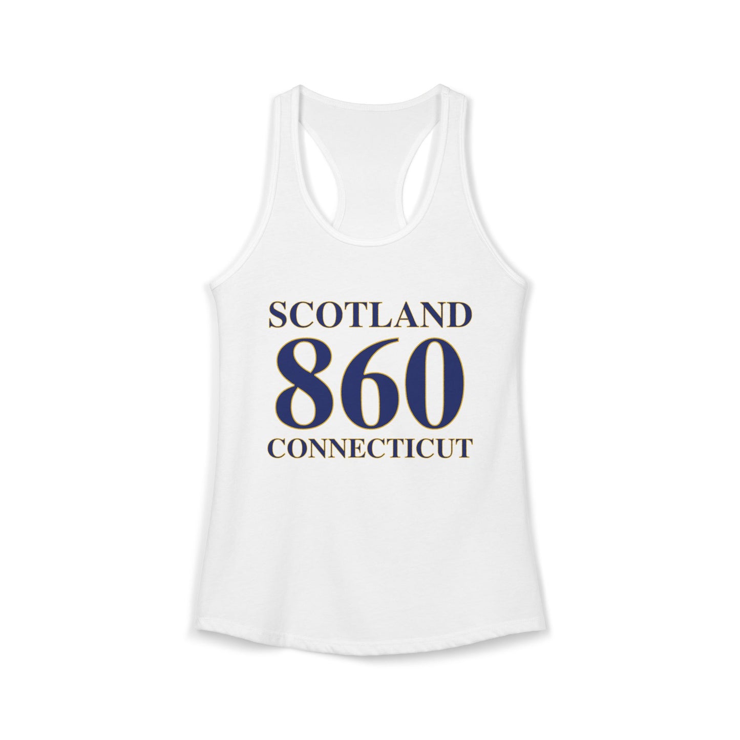 Scotland 860 Connecticut Women's Ideal Racerback Tank Top