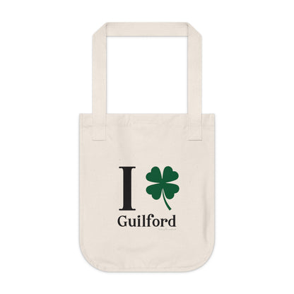 I Clover Guilford Organic Canvas Tote Bag