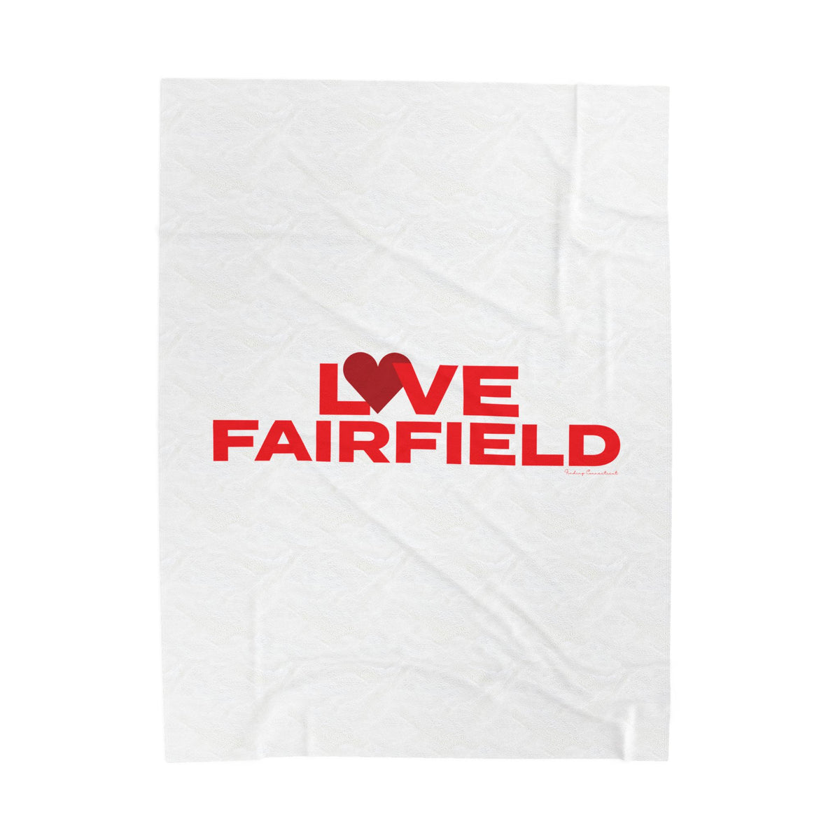 Love Fairfield  Velveteen Plush Blanket