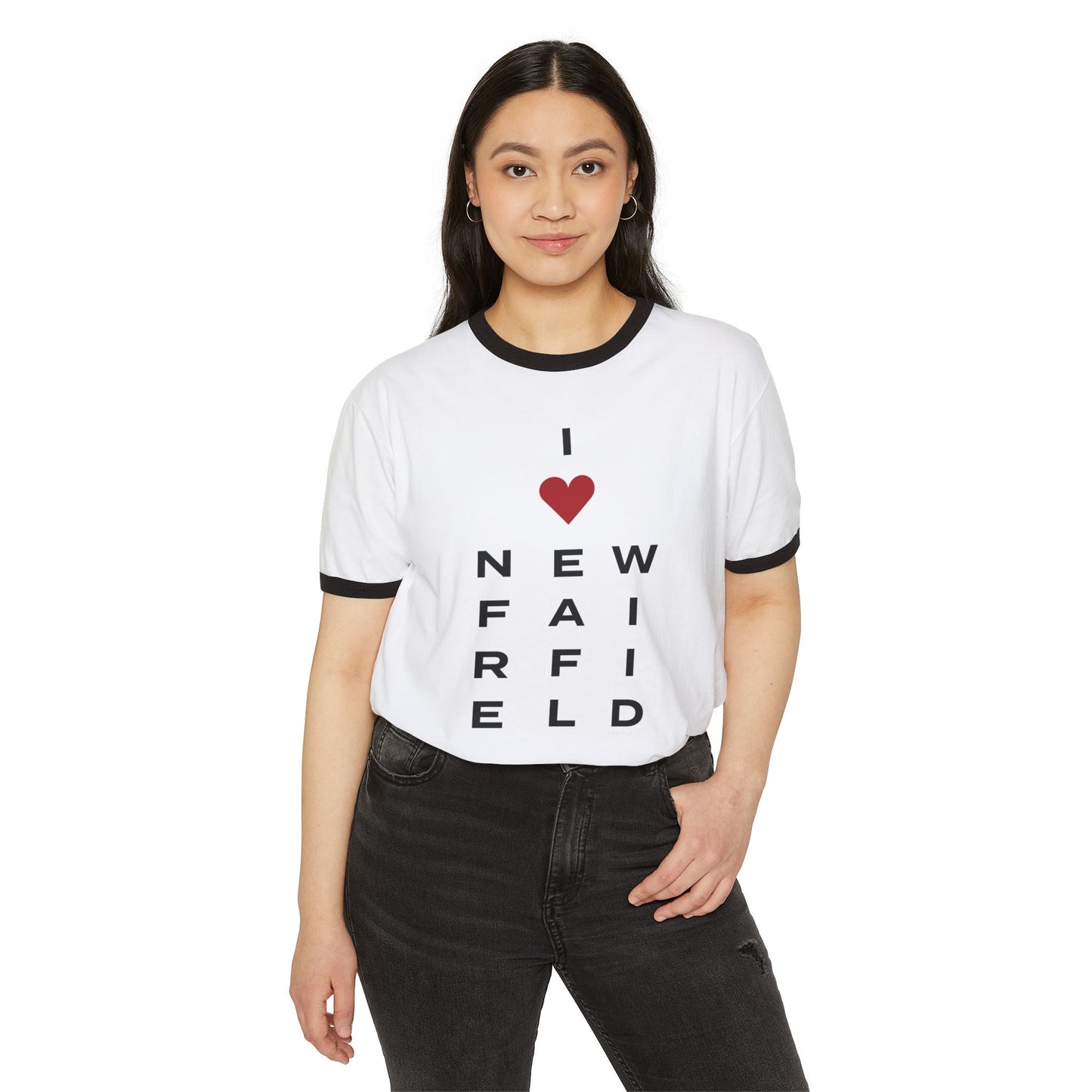 New Fairfield Vision Unisex Cotton Ringer T-Shirt