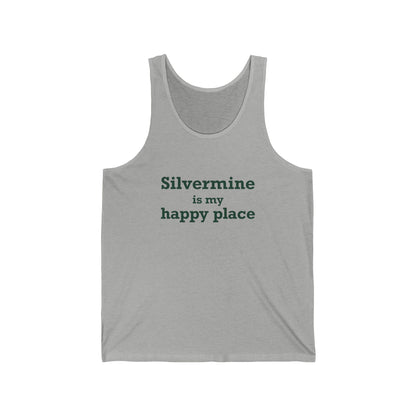 Silvermine is My Happy Place Unisex Jersey Tank Top