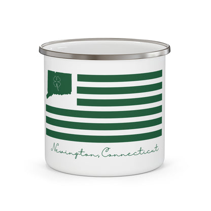 Newington Connecticut St. Patrick’s Day Flag Enamel Camping Mug