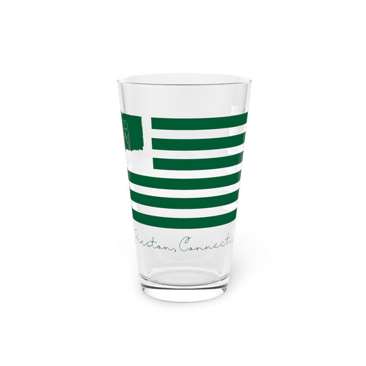 Preston Connecticut St. Patrick’s Day Flag Pint Glass, 16oz
