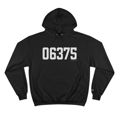 06375 - New London Connecticut Zip Code - Champion Hoodie