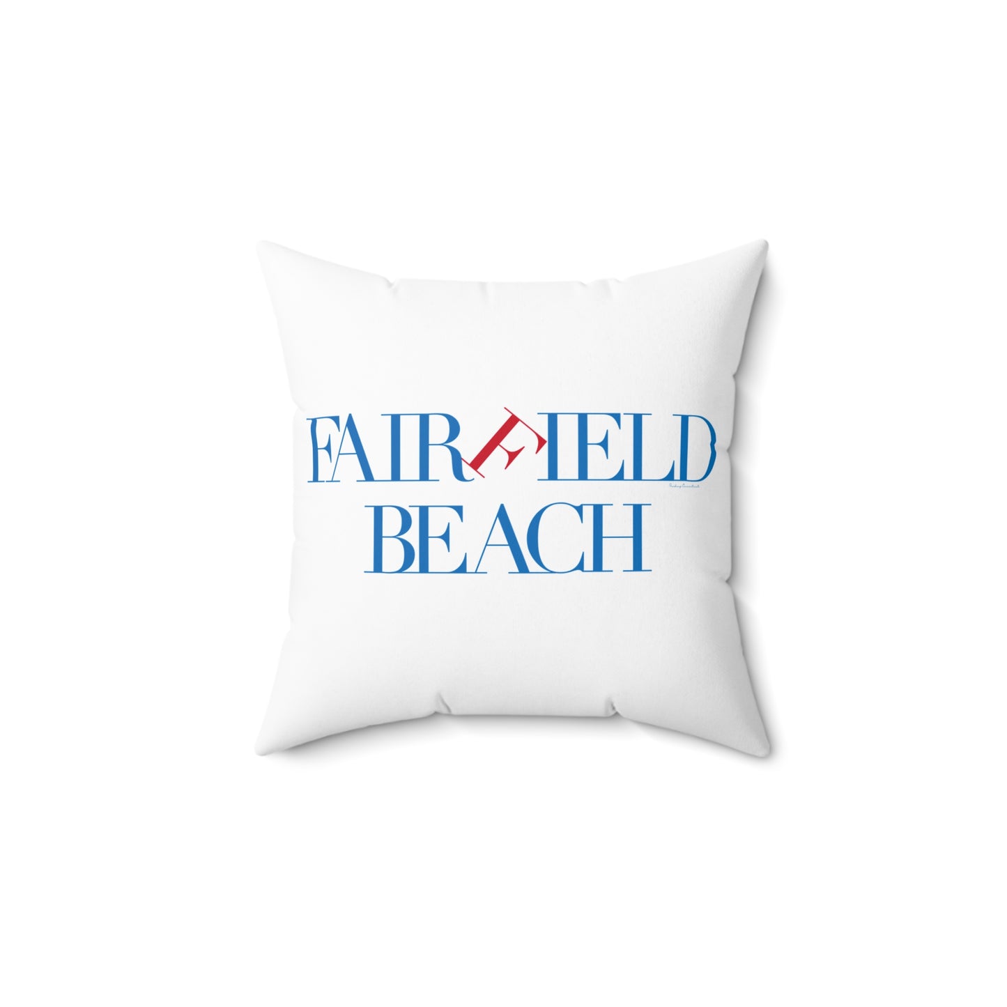 41 Tilt Fairfield Beach Spun Polyester Square Pillow