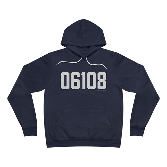 06108 East Hartford CT Zip Code Sponge Fleece Pullover Hoodie