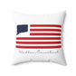 Windham Connecticut Flag Spun Polyester Square Pillow